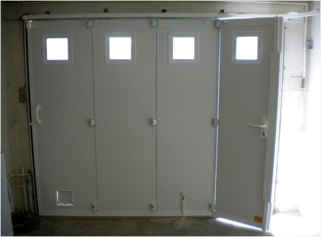 Porte de garage coulissante aluminium