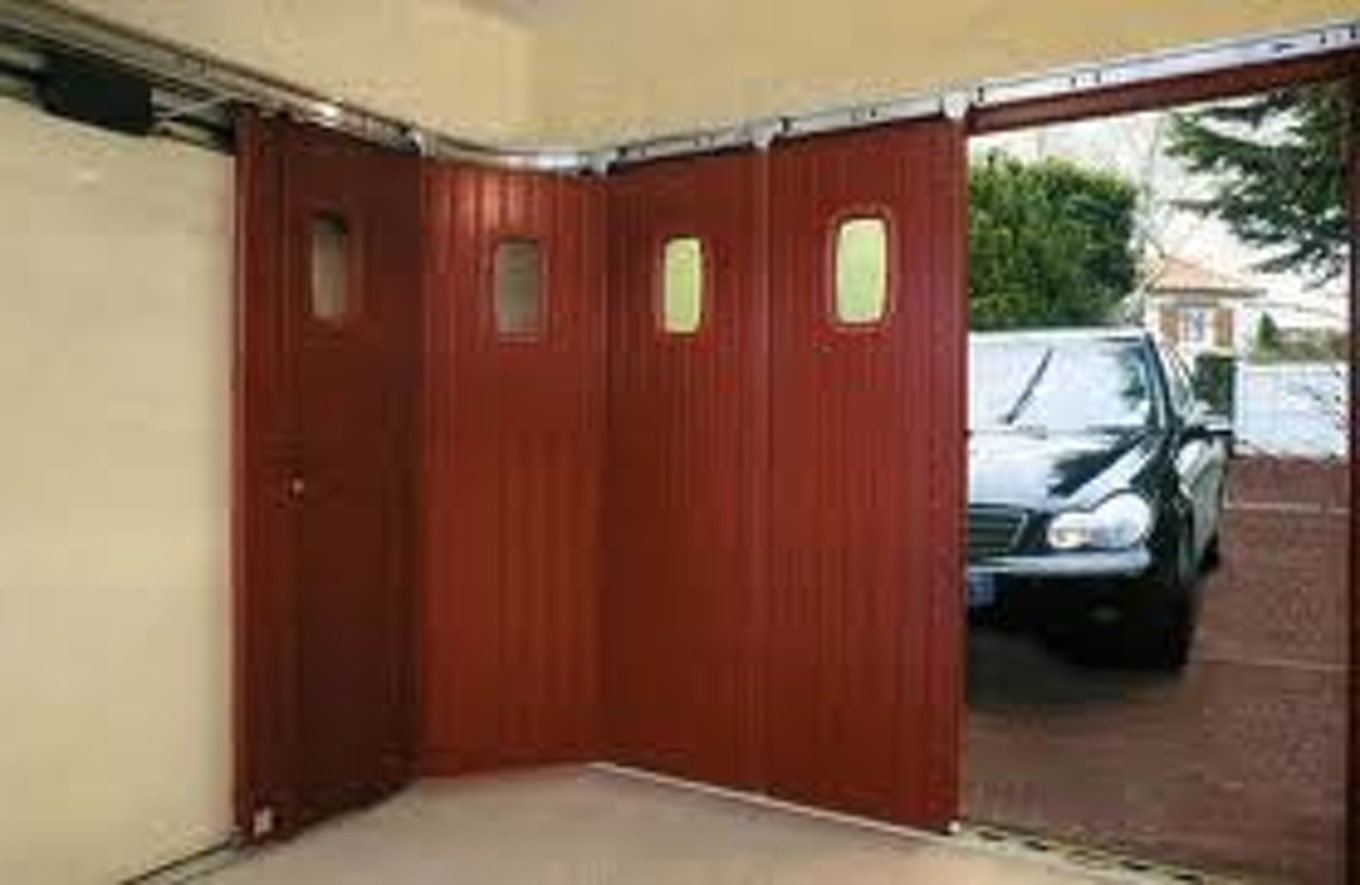 Porte de garage coulissante alu lapeyre