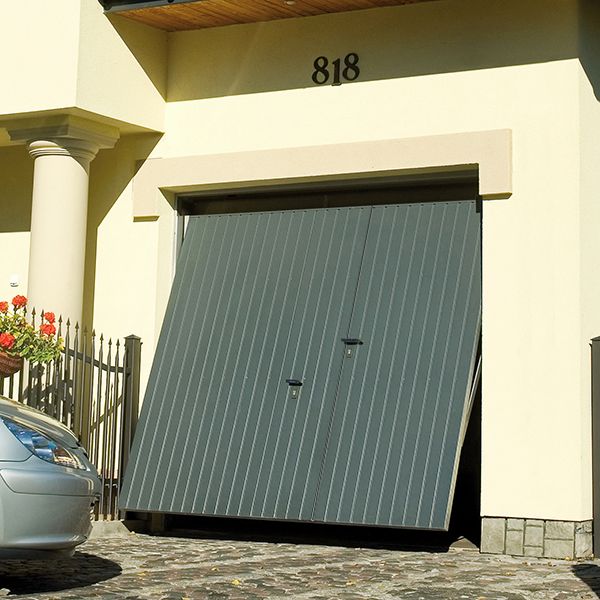 Porte de garage basculante non debordante sur mesure