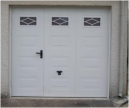 Porte de garage avec portillon prix