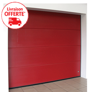 Porte de garage sectionnelle en ligne