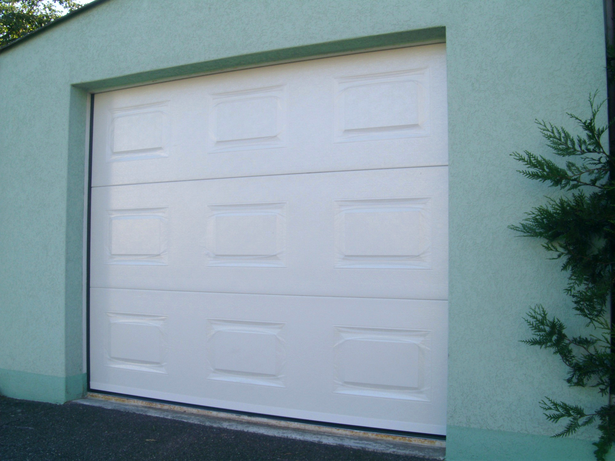Porte de garage sectionnelle d'occasion en belgique