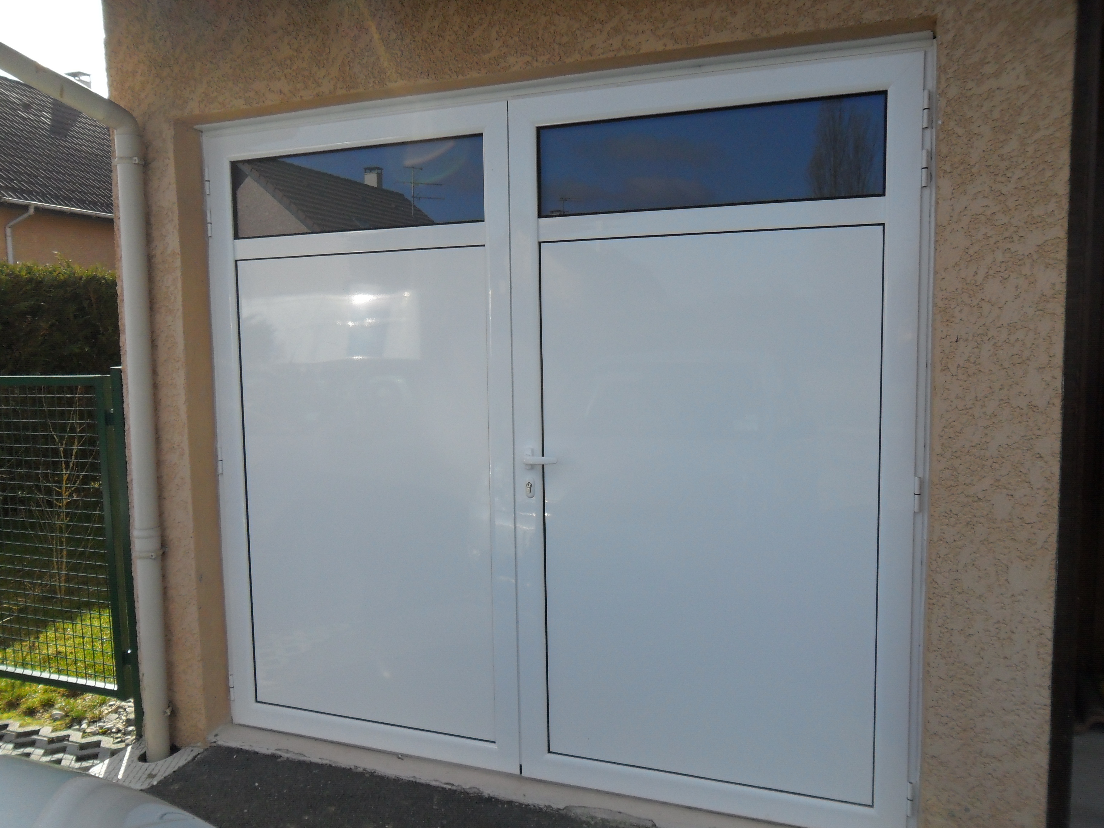 Porte de garage 2 vantaux pas cher