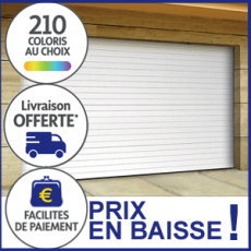 Porte de garage enroulable moins cher