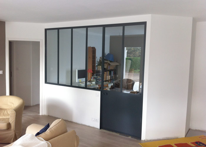 Cloison separation verre