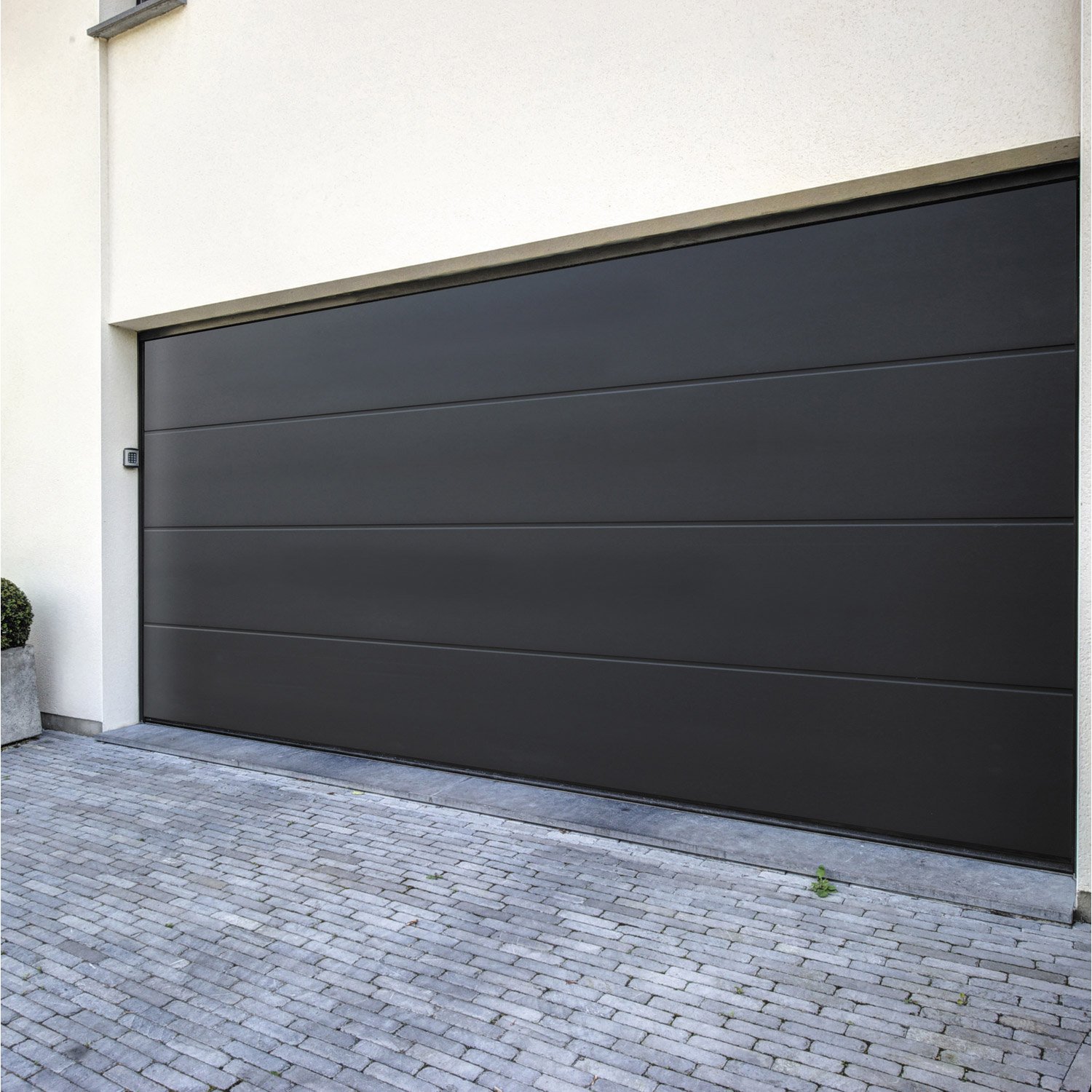 Porte de garage sectionnelle motorisée flexidoor
