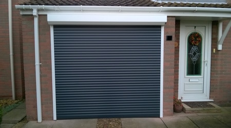 Porte de garage enroulable pvc