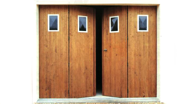 Porte de garage bois lapeyre