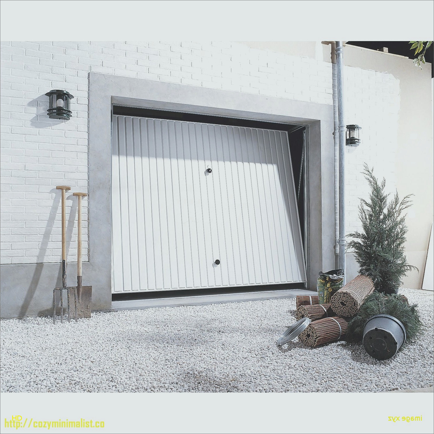Porte de garage a cassette