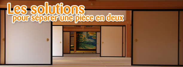 Paroi pour separer une piece