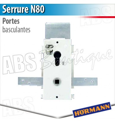 Serrure porte de garage basculante hormann n80