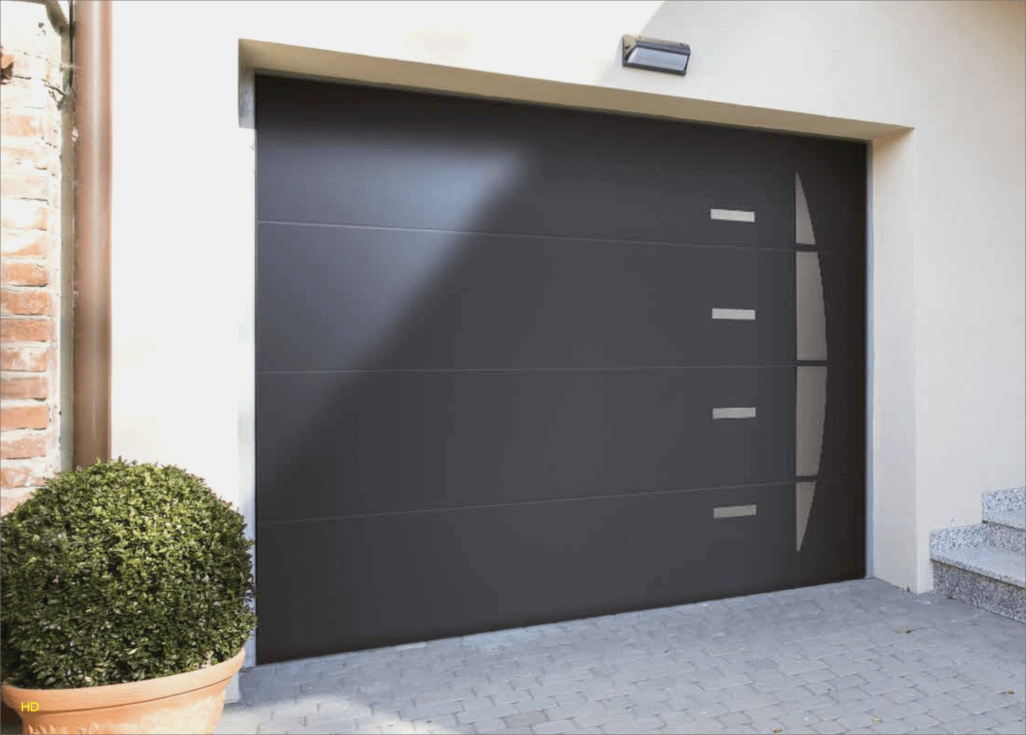 Porte de garage bois