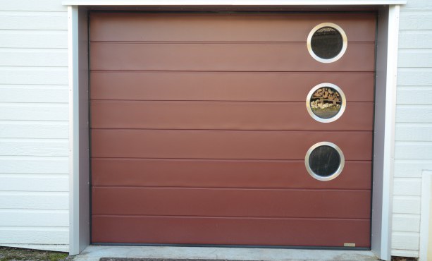 Porte de garage avec portillon bricomarché