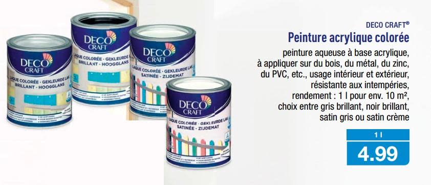 Peinture deco craft