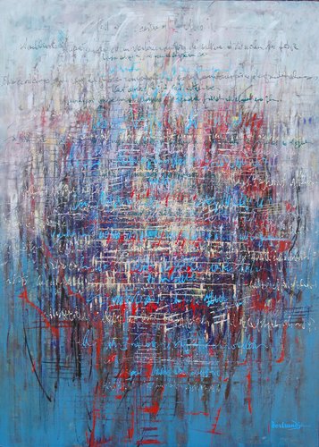 Peinture acrylique jean