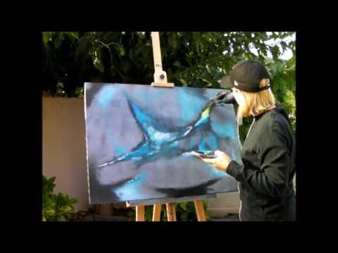 Peinture acrylique video
