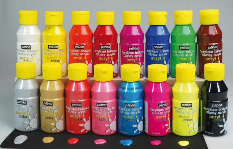 Peinture acrylique gouache