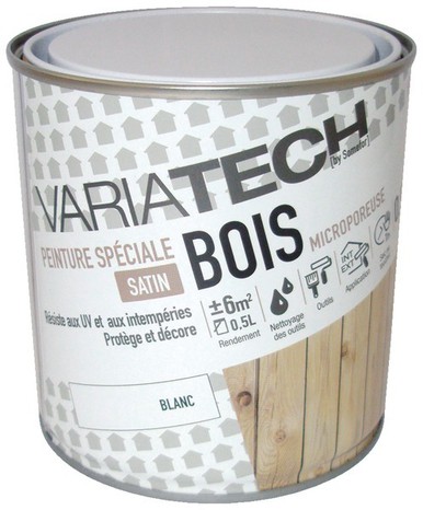 Peinture acrylique microporeuse