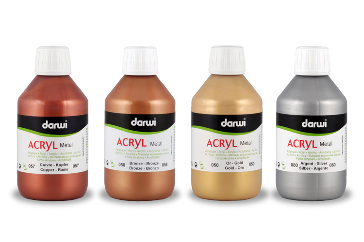 Peinture acrylique pour bougie