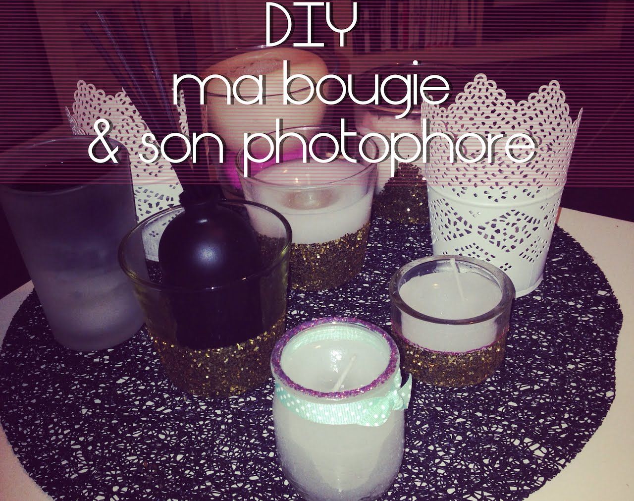 Peinture deco bougie