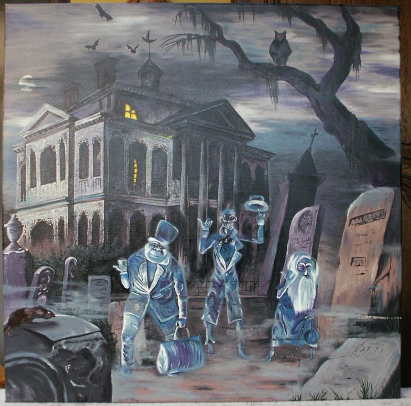 Peintre maison hantée