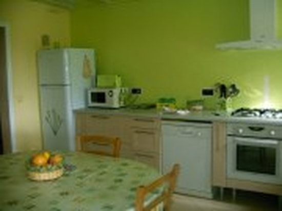 Peinture cuisine jaune vert
