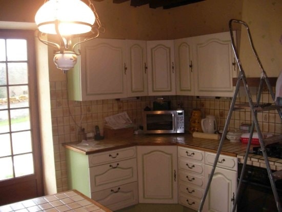 Comment peindre cuisine en chene