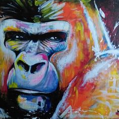 Peinture acrylique animaux