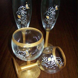 Decoration peinture sur verre