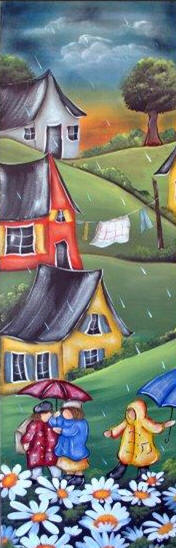 Patron de peinture decorative sur bois