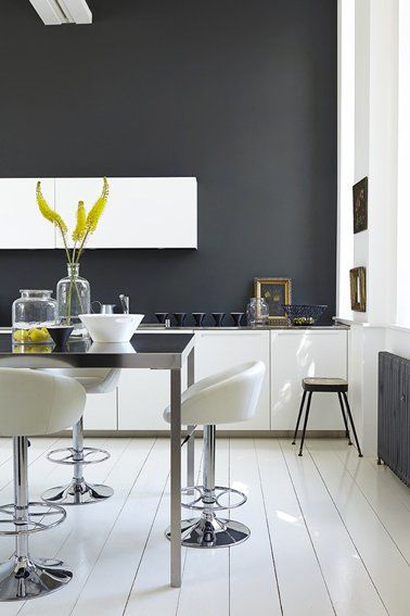 Peinture gris beton cuisine