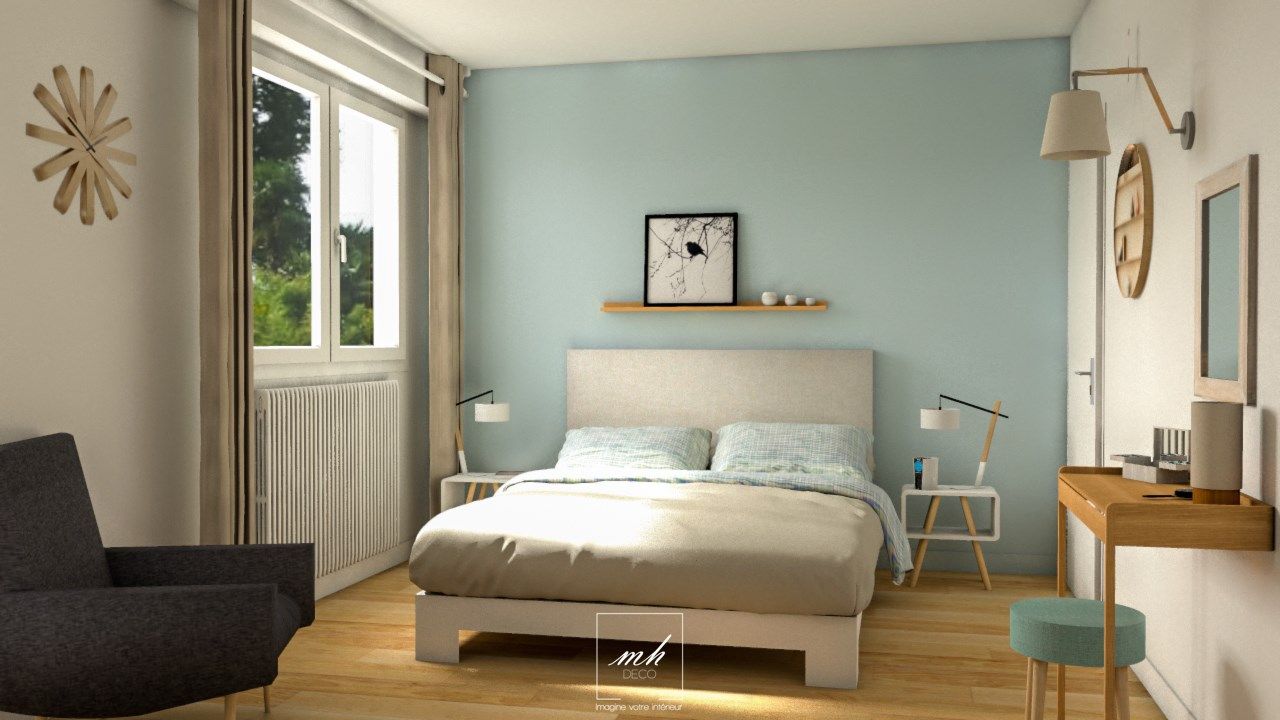 Deco chambre peinture beige