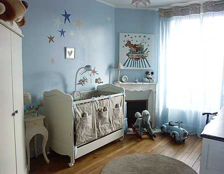 Decoration peinture chambre bébé mixte