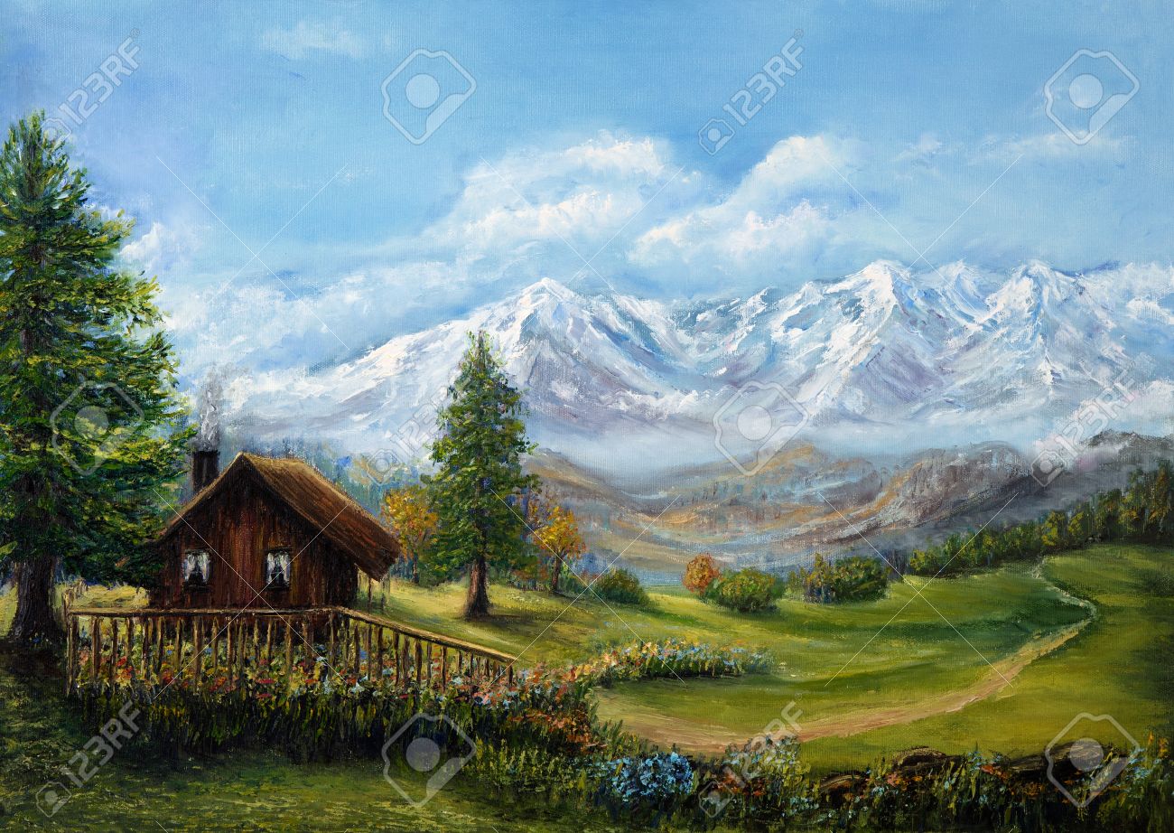 Peinture maison originale