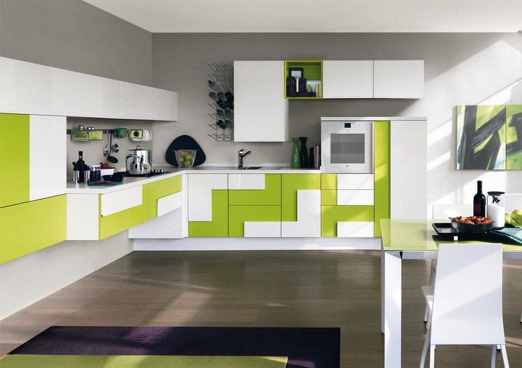 Peinture cuisine vert pistache