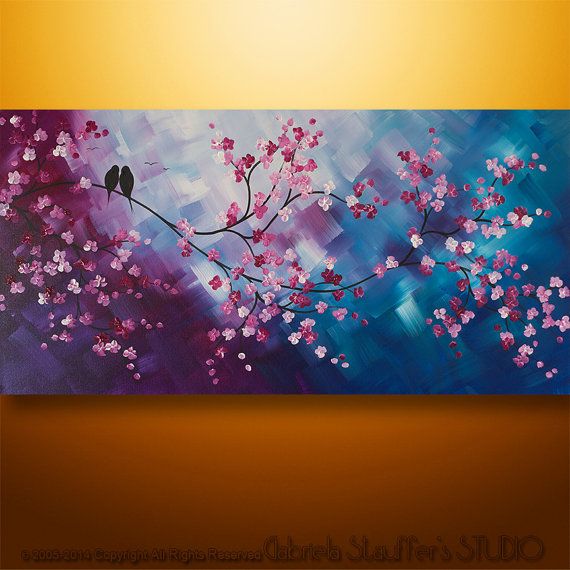 Tableau peinture acrylique zen