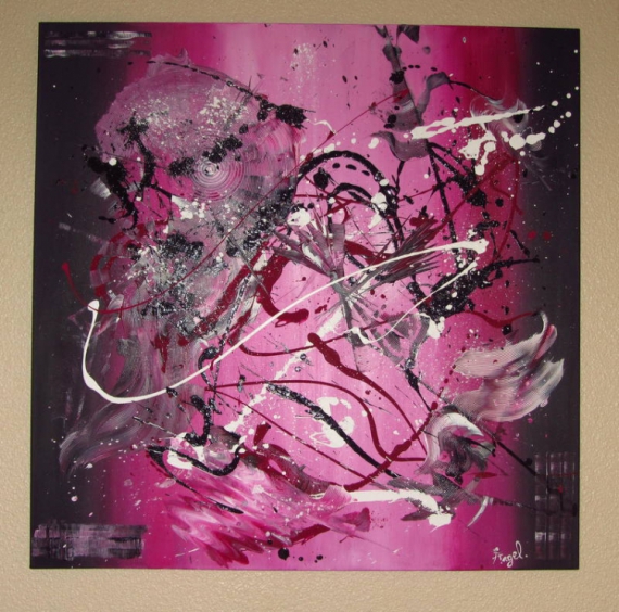 Peinture acrylique grand format