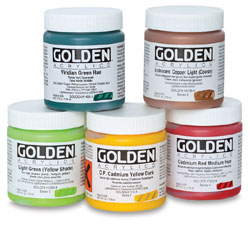 Peinture acrylique golden