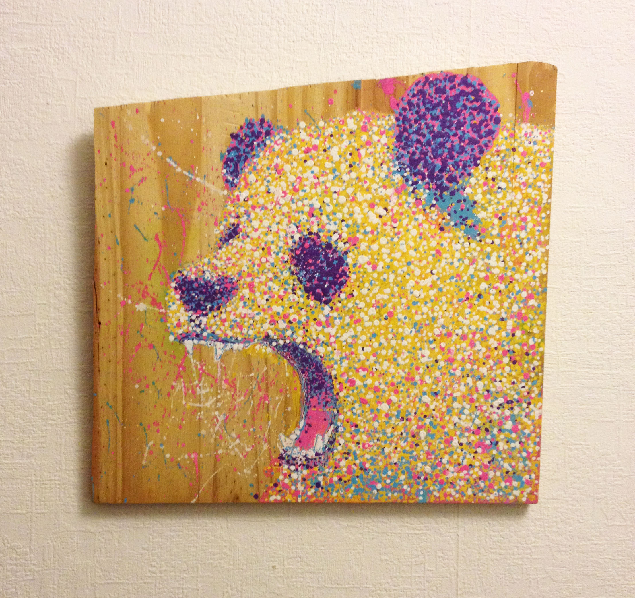 Peinture acrylique bois