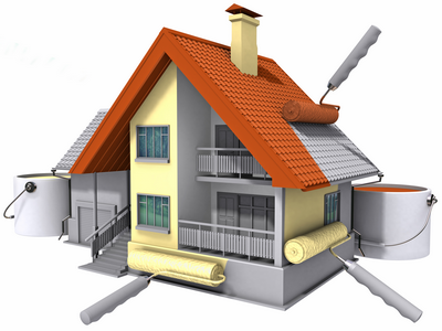 Peinture mur maison exterieur