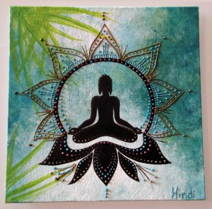 Peinture acrylique zen