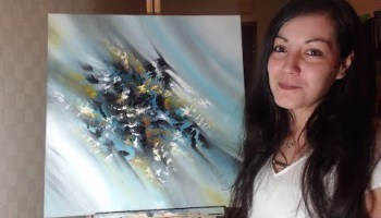 Peinture acrylique au couteau facile