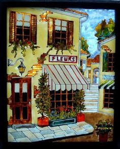 Peinture décorative sur bois pinterest