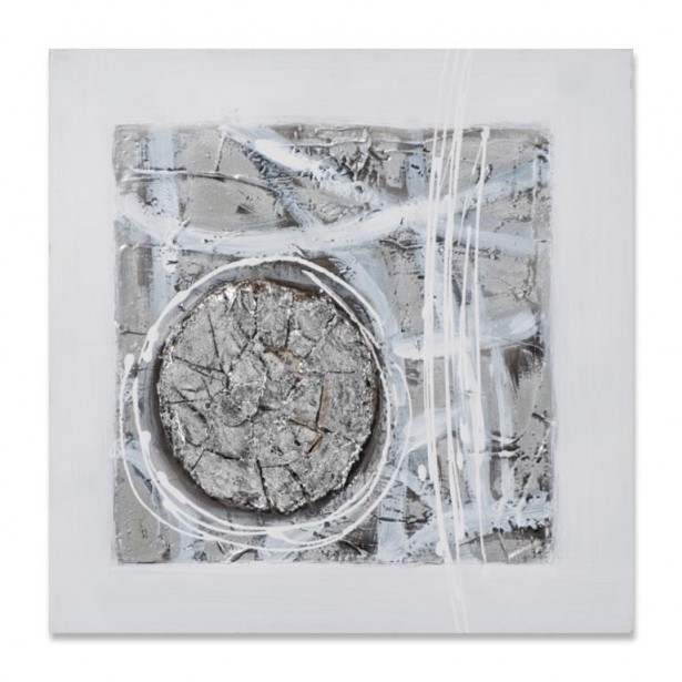 Peinture acrylique gris argenté