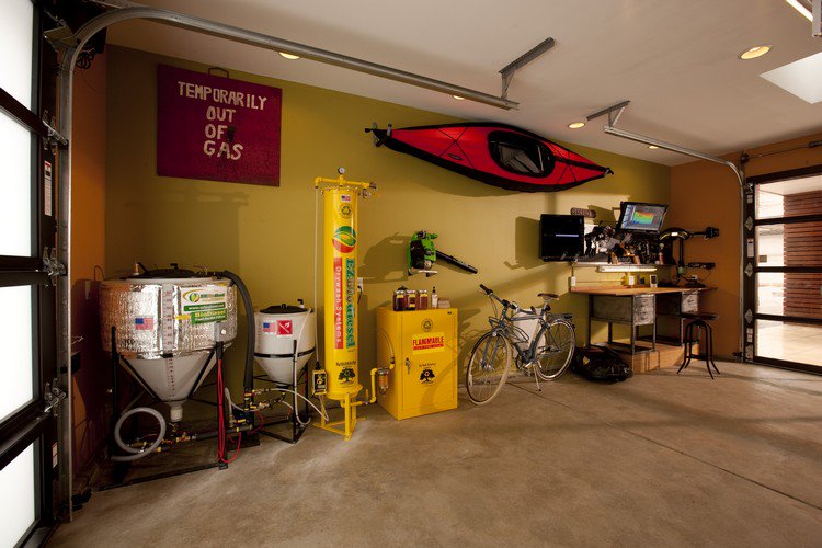 Peinture deco garage