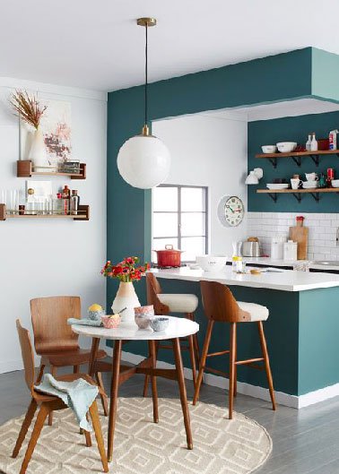 Deco peinture petite cuisine
