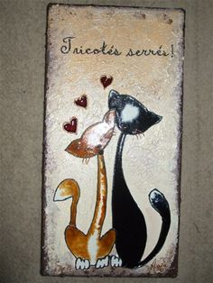 Peinture decorative sur bois et metal
