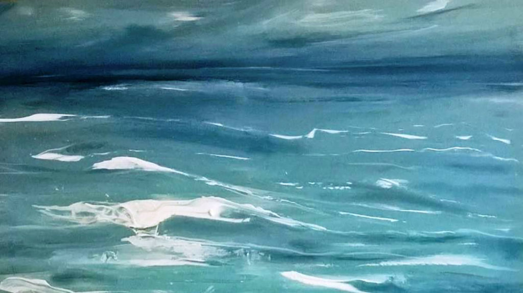 Peinture acrylique dans l'eau