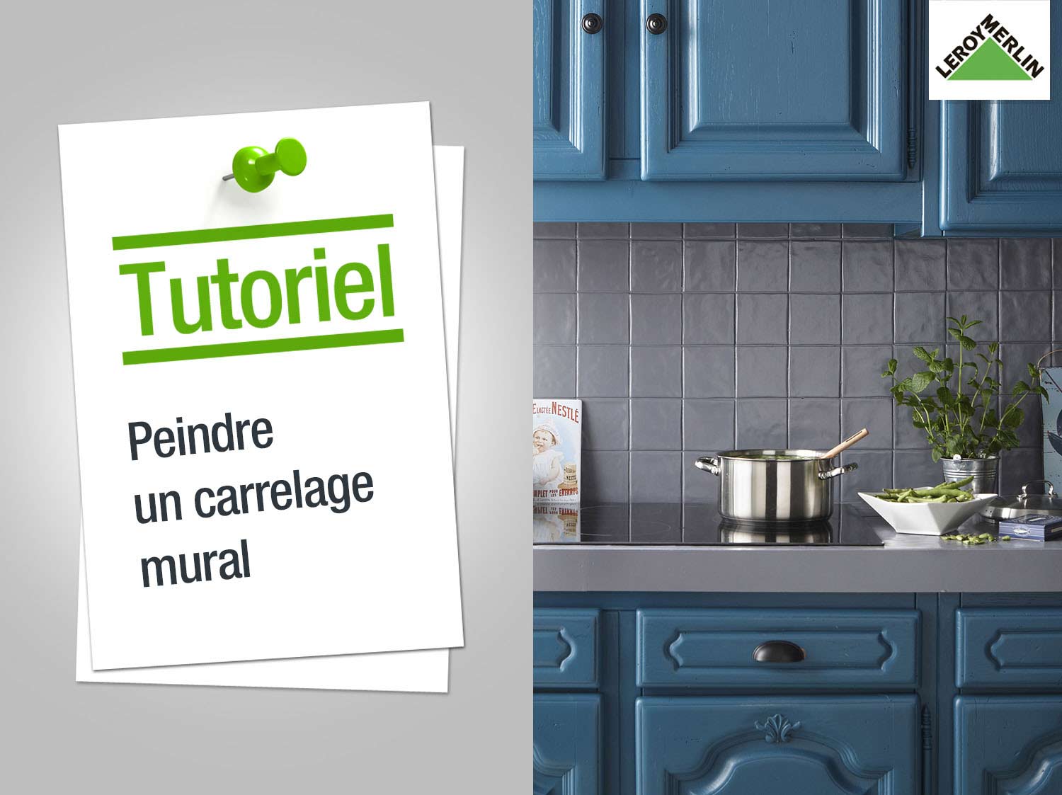Peinture carrelage cuisine rose