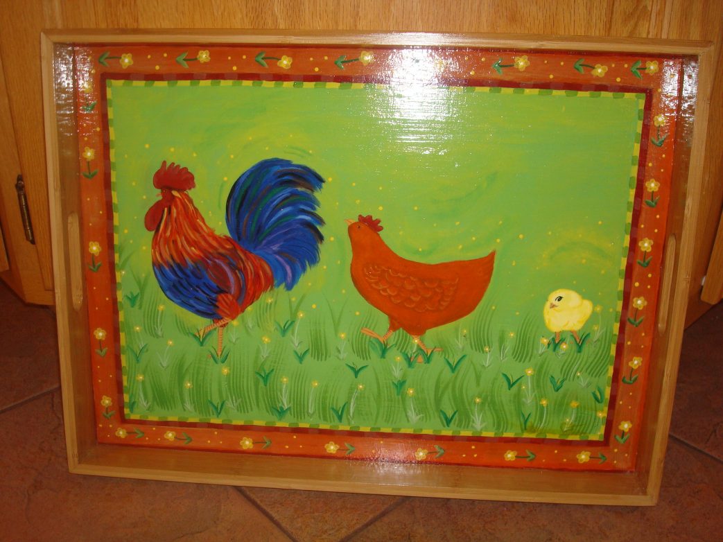 Peinture acrylique bois